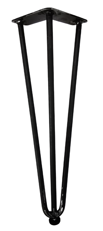 Heavy Duty 3 Rod 425mm Height/Level Adjustable 12mm Hairpin Leg