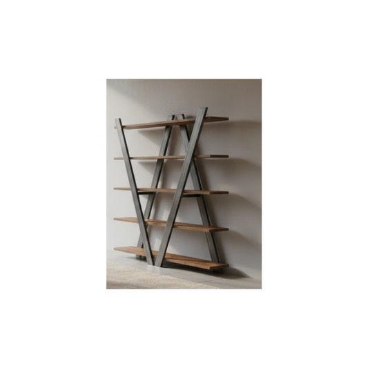 Industrial Executive Bookshelf (Customizable | Handcrafted | Delivery Included)