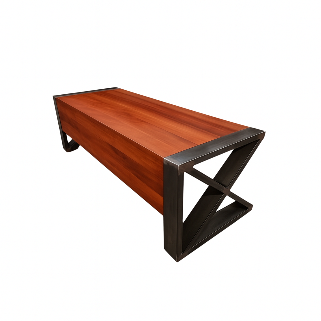Industrial Executive Desk (Customizable | Handcrafted | Delivery Included)