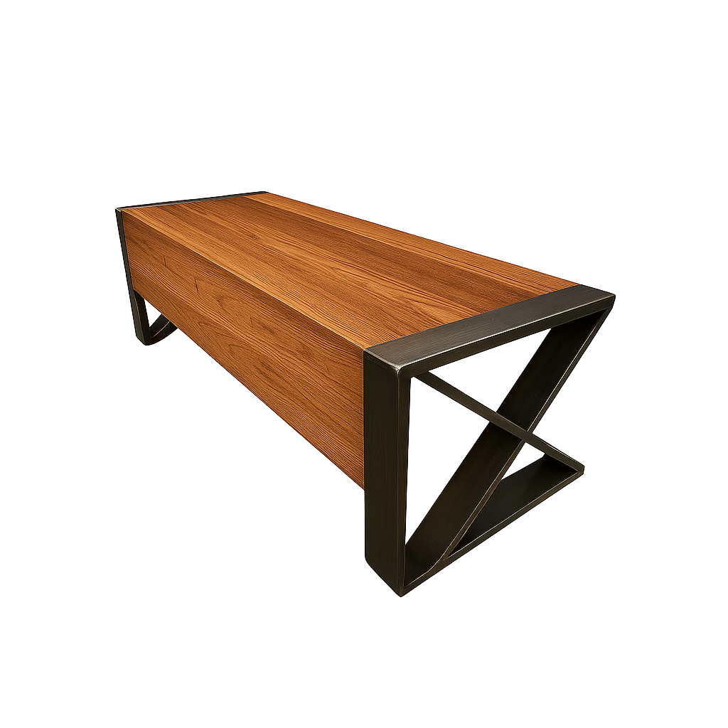 Industrial Executive Desk (Customizable | Handcrafted | Delivery Included)