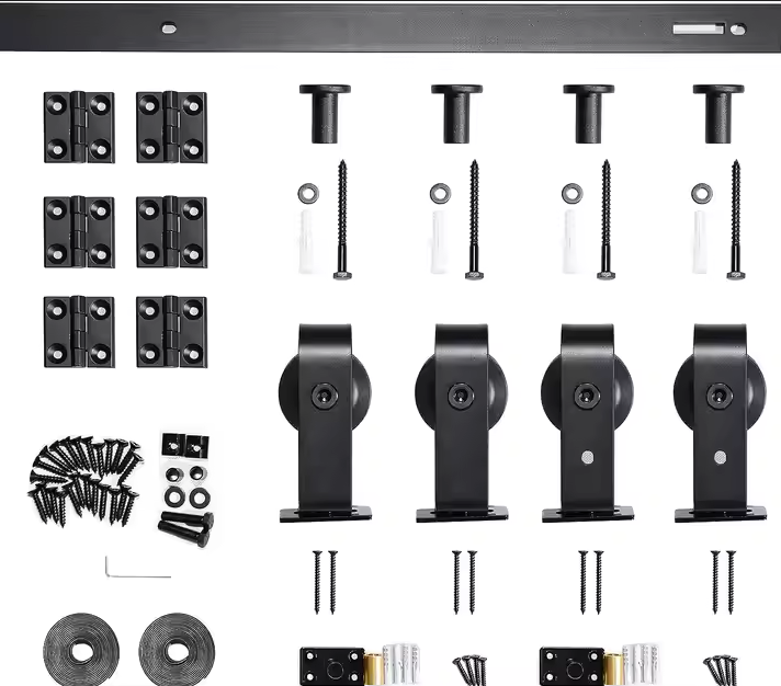 Bi-fold Top Hung Double Door kit with 2133mm rail