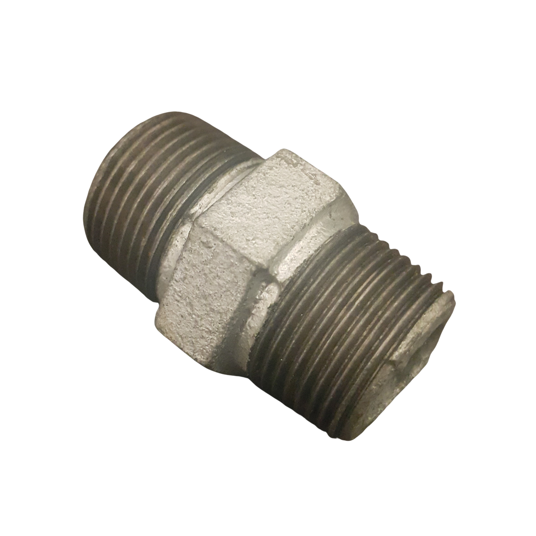 Nipple Hex Galv Fitting - 25mm