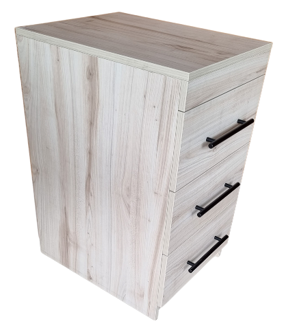 3 Drawer Melamine Cabinet (various colour options)