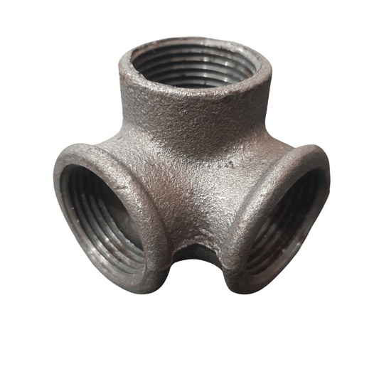 15mm 3-way natural black fitting