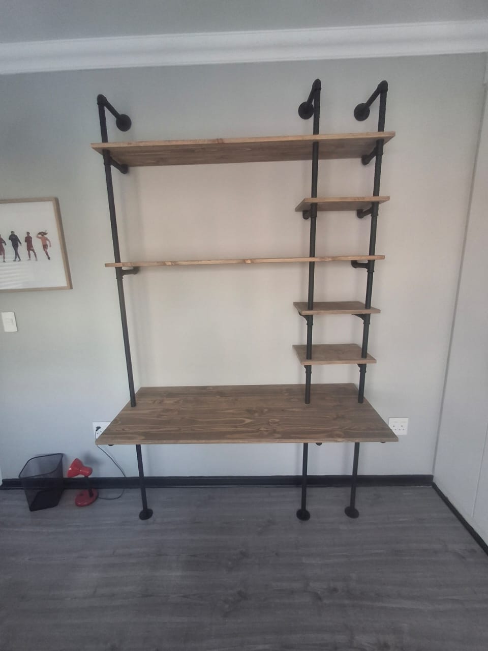 Single Study/Shelving Kit 1400mm - Complete