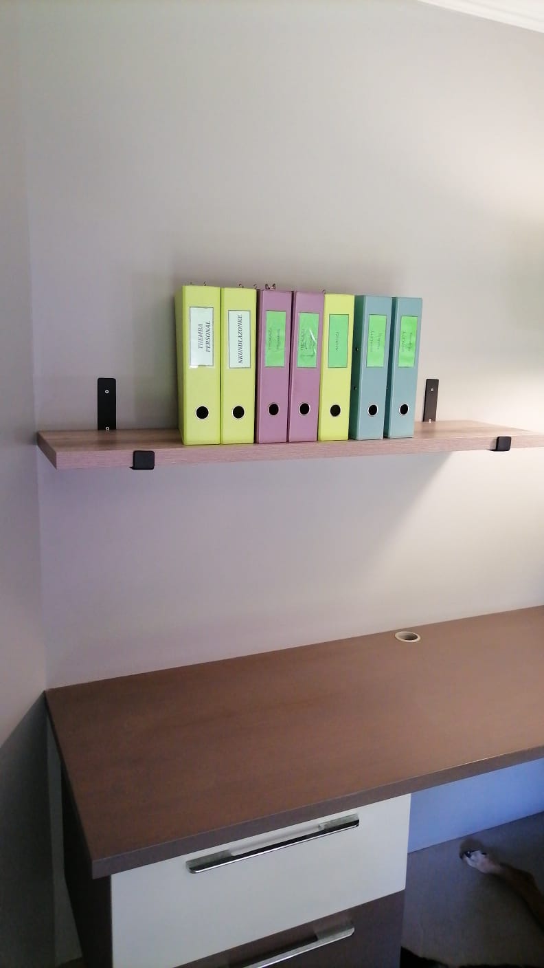 Heavy Duty Shelving Bracket for 300mm wide shelf - L shape