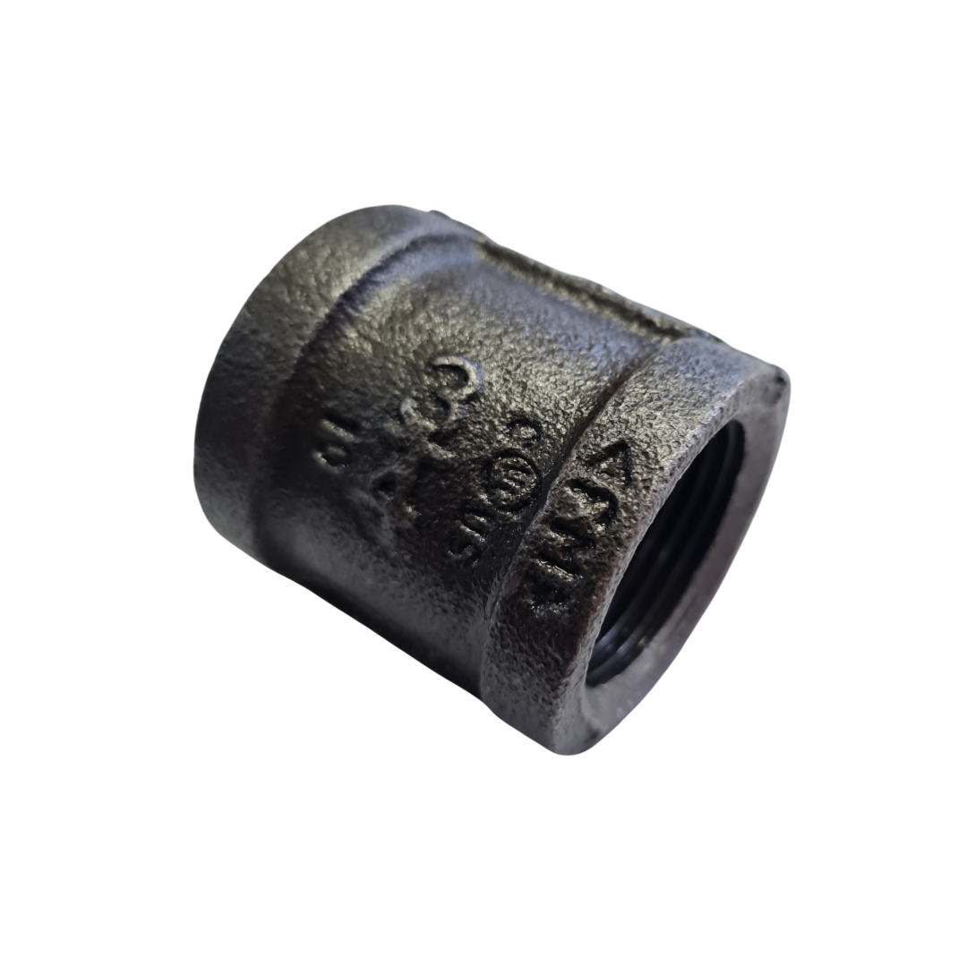 Socket Fitting Black/Uncoated - 20mm