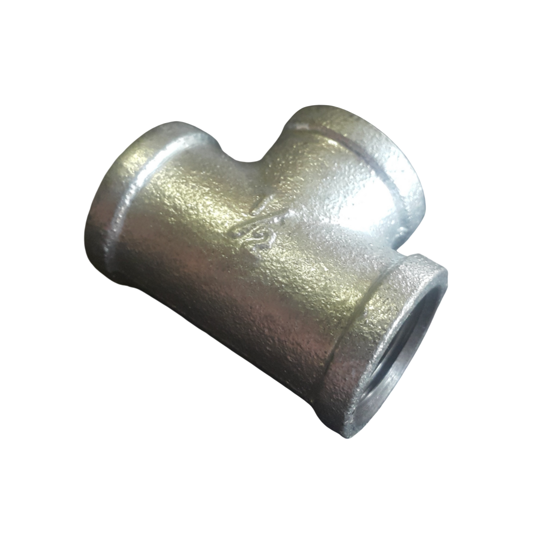 Tee Galv Fitting - 15mm – Aluminium Flanges-Pipe Furniture One Stop Shop