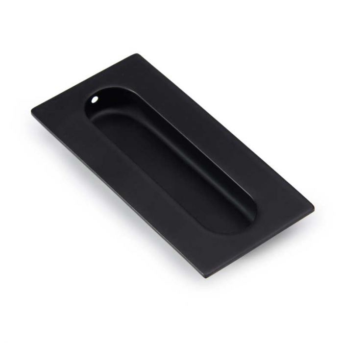 Flush Pull Handle Stainless Steel - Black