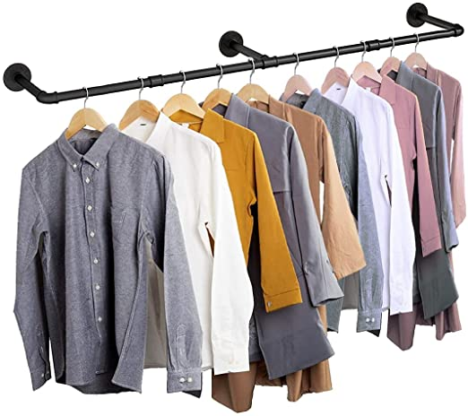 Wall mounted clothing rail - 1830mm