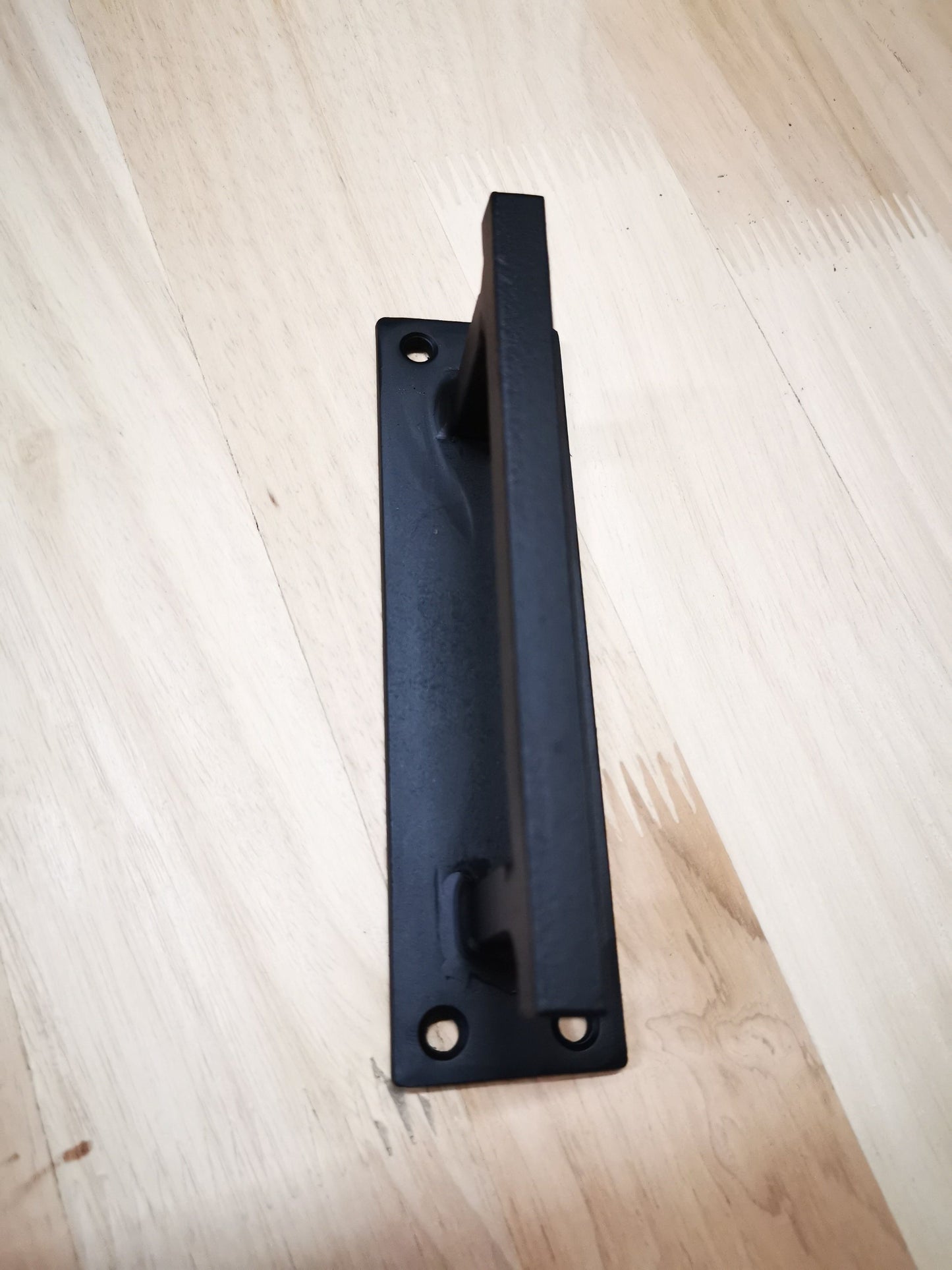 Industrial Look Barn Door Handle Aluminium Flanges - Pipe Furniture One Stop Shop