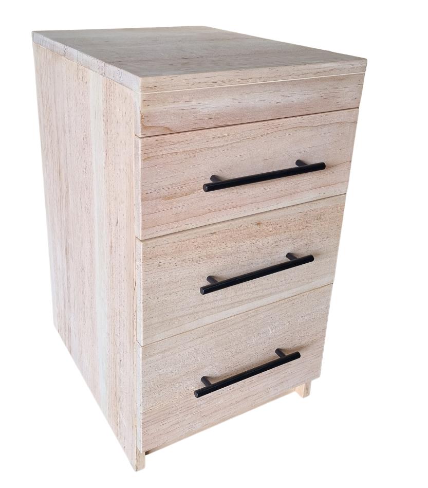 3 Drawer pine cabinet