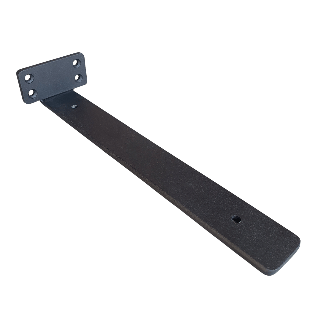 Heavy duty steel shelving brackets