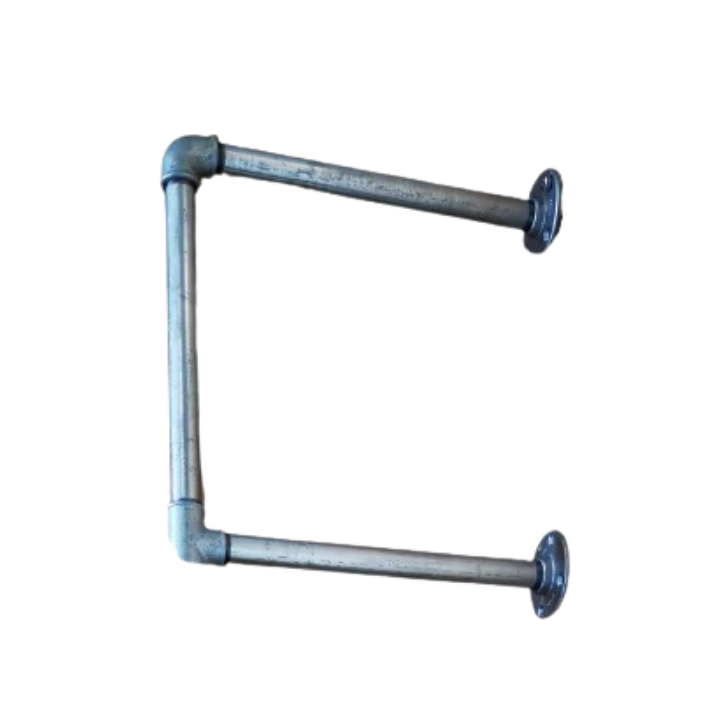 UrbanFrame E-Shape 20mm Pipe Frame Shelf kit - for 300mm wide plank (choose qty frames & colour)