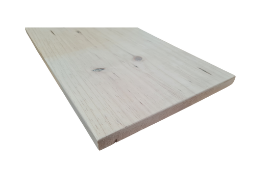 Industrial Pine Wood Shelf - Width 300mm x Height 22mm (thickness)