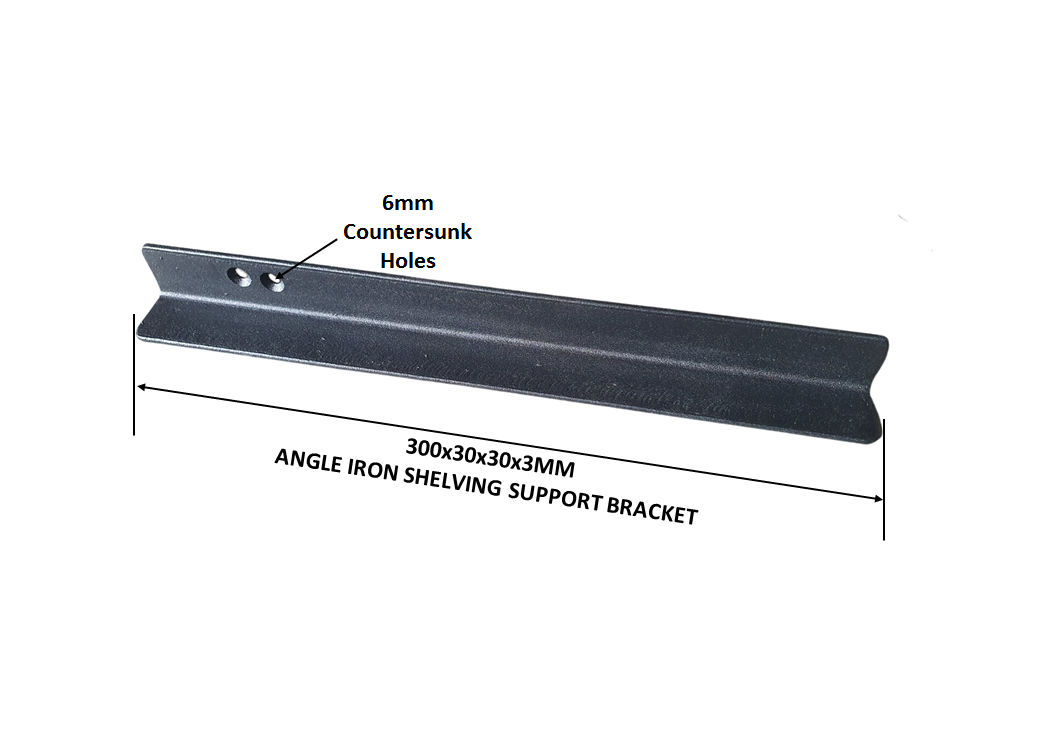 Shelving brackets for Open Modular Wardrobe (choose qty shelving bracket sets)