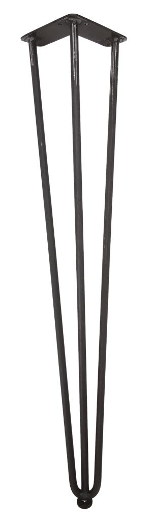 3 Rod 725mm Height/Level Adjustable 12mm Hairpin Leg Each