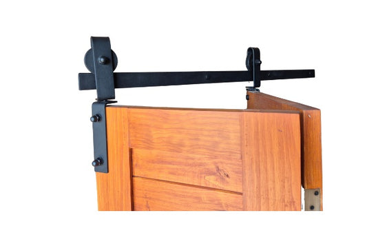 Premium Bi-Fold Barn Door Sliding Hardware - 70mm Aluminium Wheel