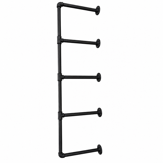 UrbanFrame E-Shape 15mm Pipe Frame Shelf kit - for 220mm wide plank (choose qty frames & colour)