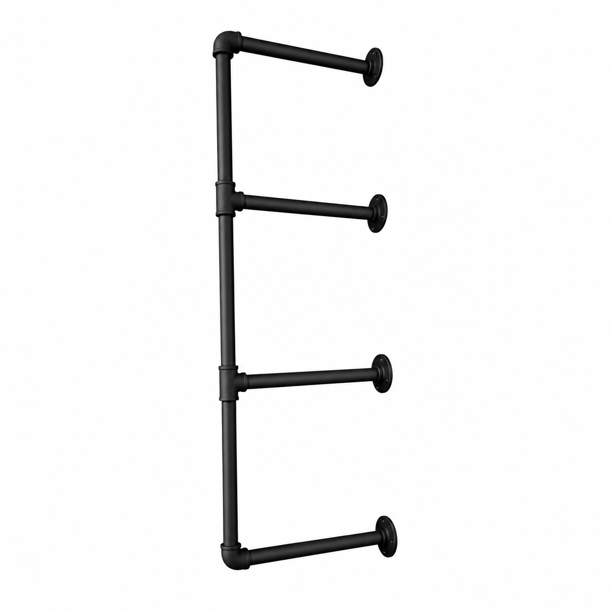 UrbanFrame E-Shape 15mm Pipe Frame Shelf kit - for 300mm wide plank (choose qty frames & colour)