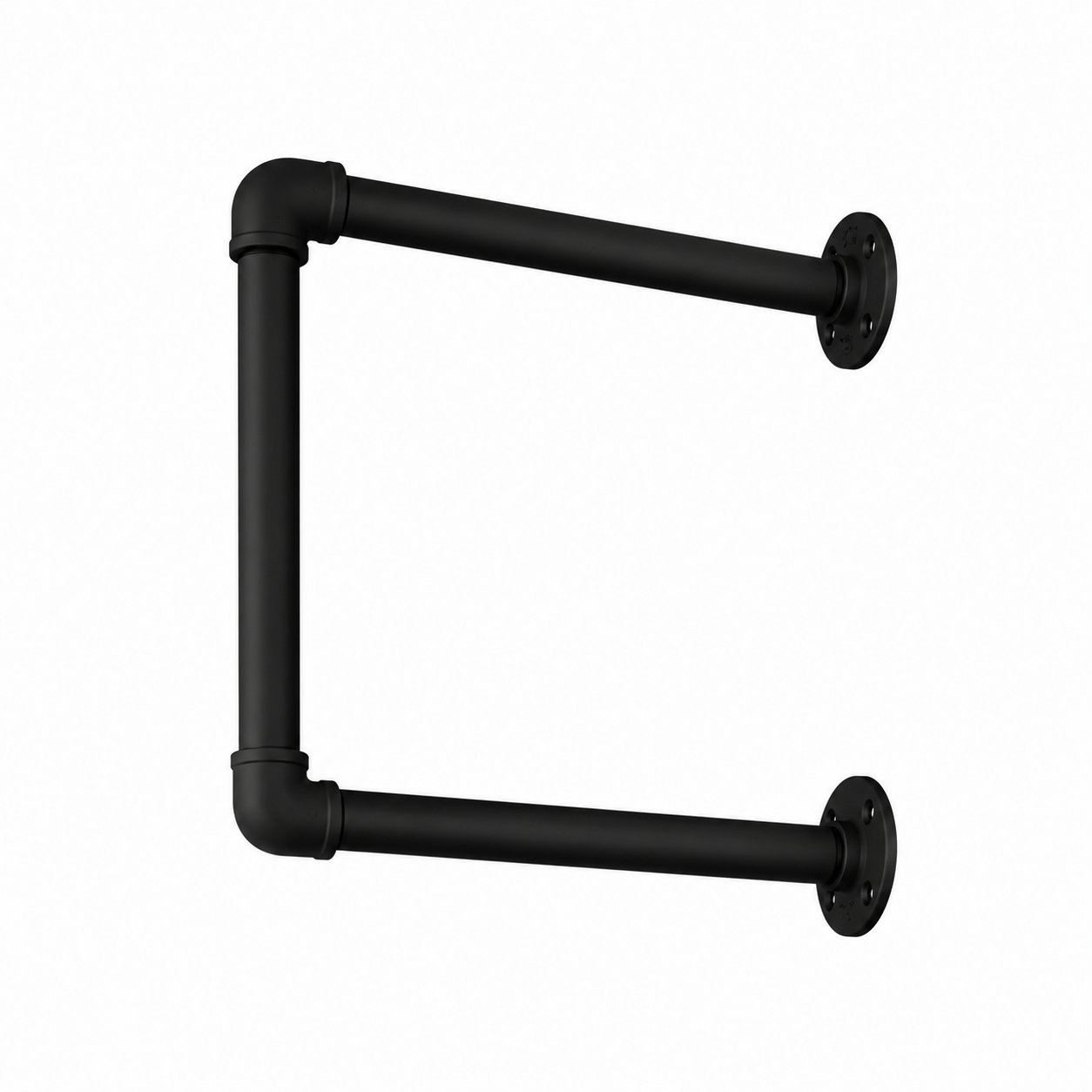 UrbanFrame E-Shape 25mm Pipe Frame Shelf kit - for 220mm wide plank (choose qty frames & colour)