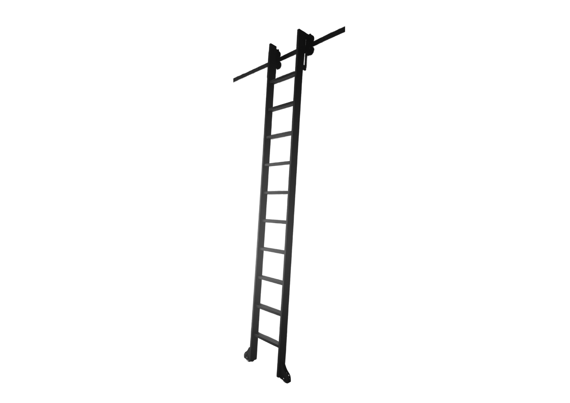 Library Steel Ladder for 120mm or 70mm Sliding Bracket Kit - Aluminium ...