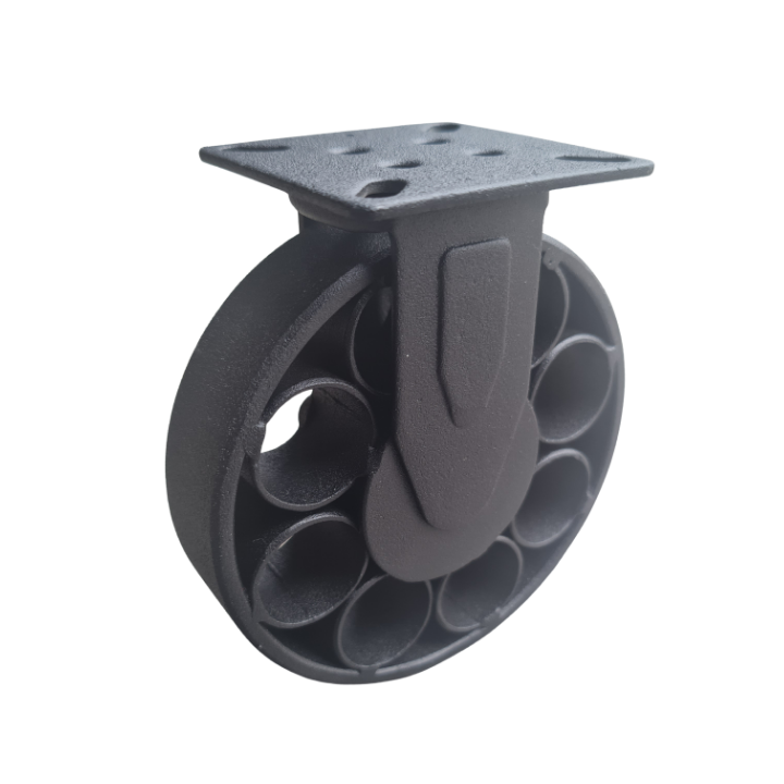Static Steel Castor – 100mm Wheel Diameter Industrial Accent