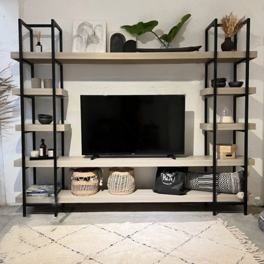Industrial Modular Media Console (excl wood)