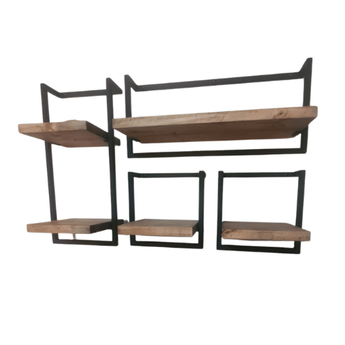 UrbanFrame Industrial 5-shelf wall set