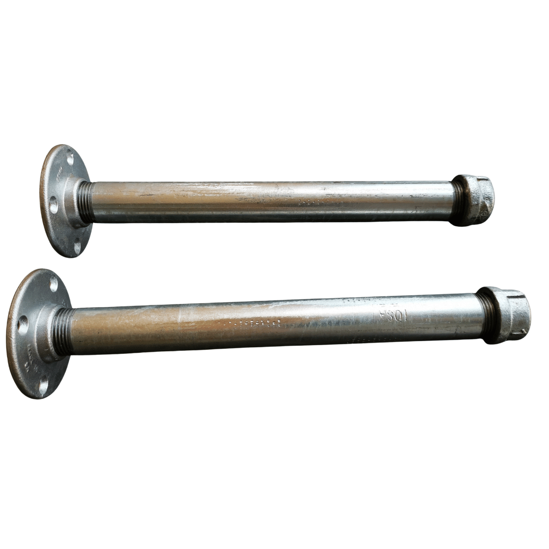 25mm Pipe Industrial Floating Shelf kit - for 300mm wide plank