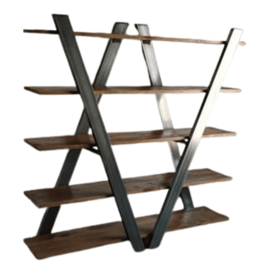 Industrial Executive Bookshelf (Customizable | Handcrafted | Delivery Included)