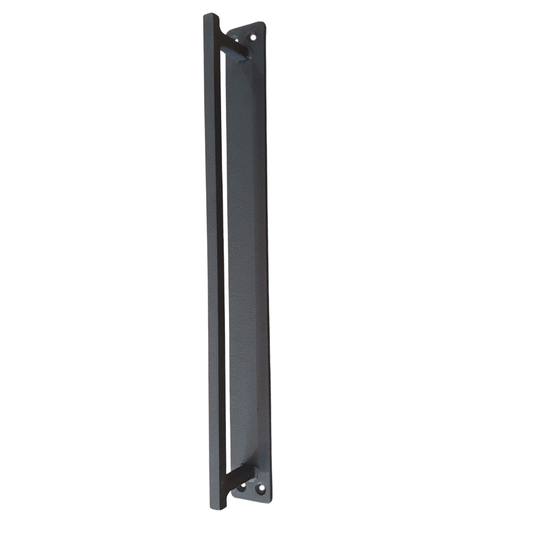 Large Industrial Look Steel Barn Door Handle 400mm
