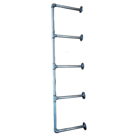 E-Shape 20mm Pipe Frame Shelf kit - for 220mm wide plank (choose qty frames & colour)