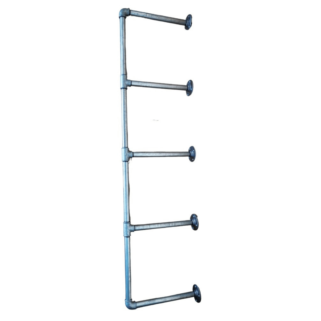 E-Shape 20mm Pipe Frame Shelf kit - for 300mm wide plank (choose qty frames & colour)