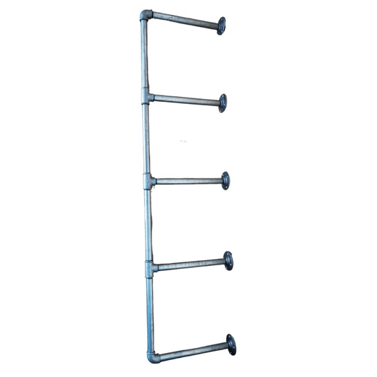 E-Shape 20mm Pipe Frame Shelf kit - for 300mm wide plank (choose qty frames & colour)