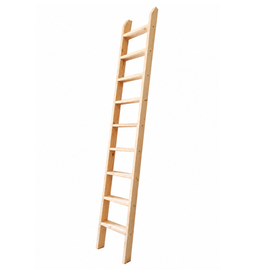UrbanRail Wooden Library Ladder (only) for our 120mm or 70mm Sliding Bracket Kit