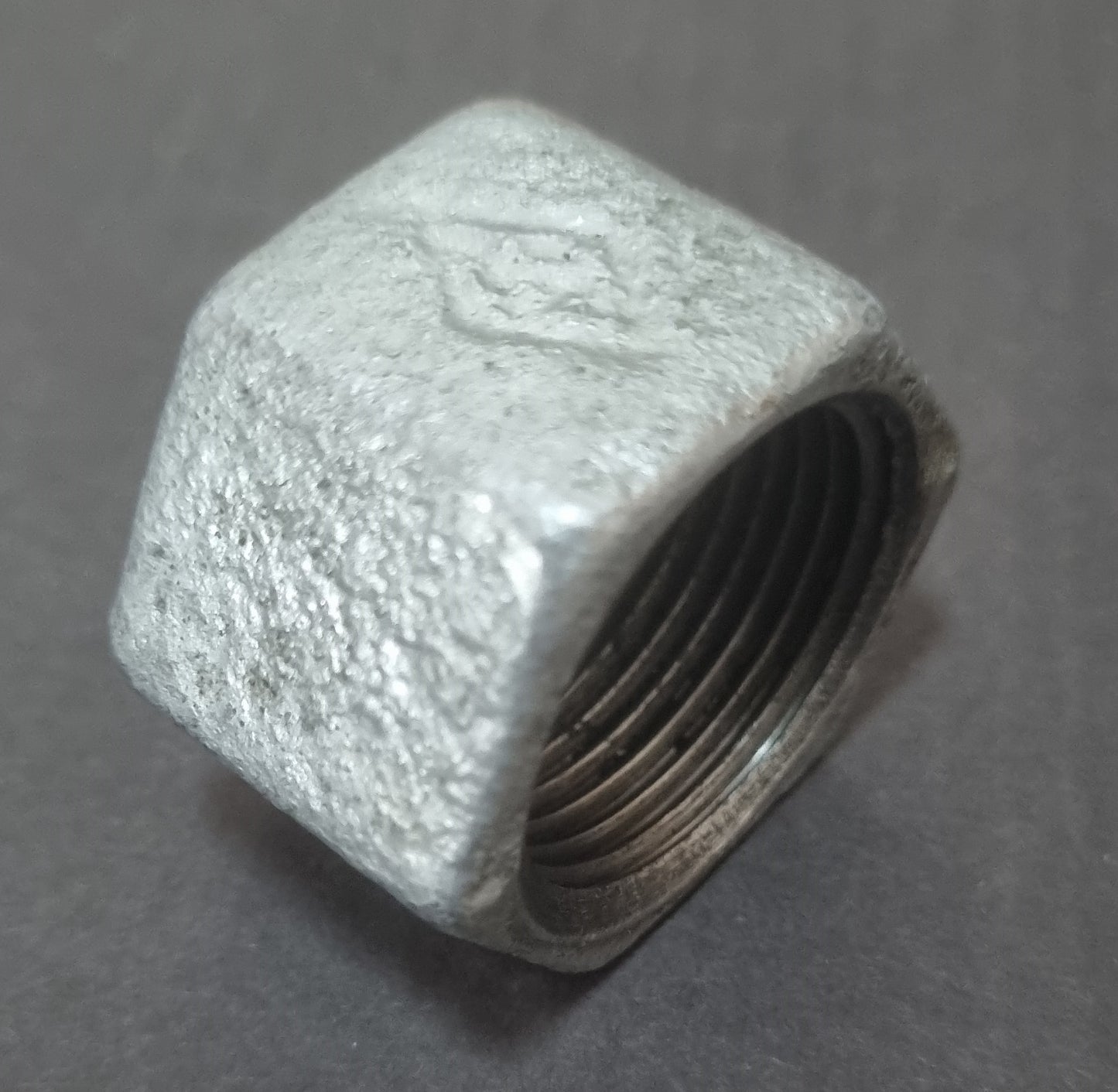 Hex End Cap Plug Galv Fitting - 20mm