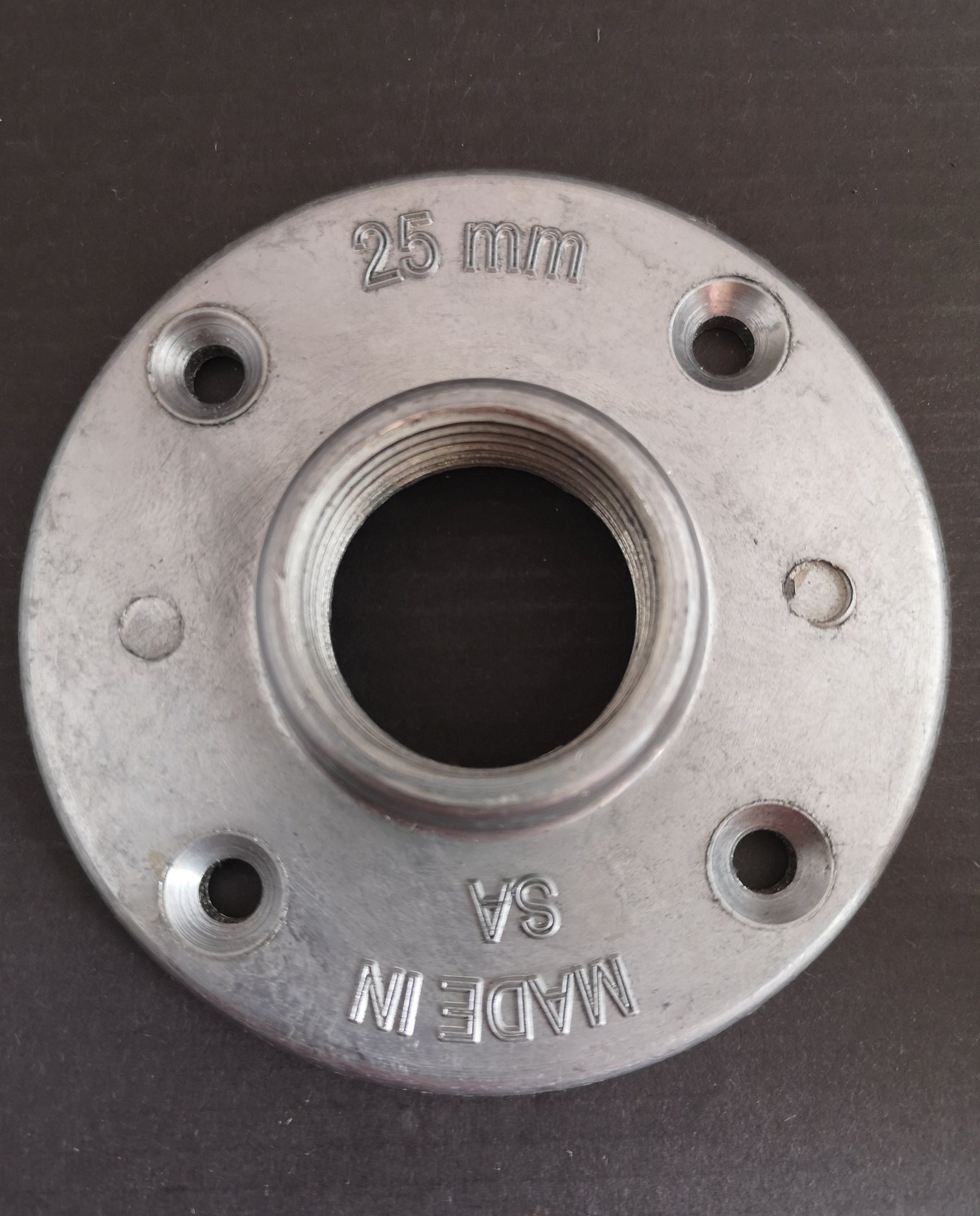25mm or 1" Flange (for pipe OD +-32mm) - Aluminium Flanges