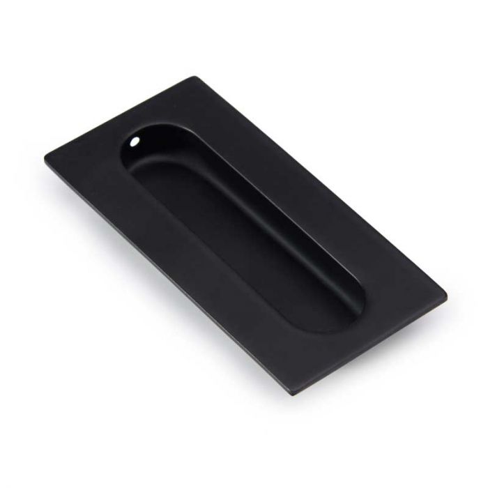 Flush Pull Handle stainless steel - Black