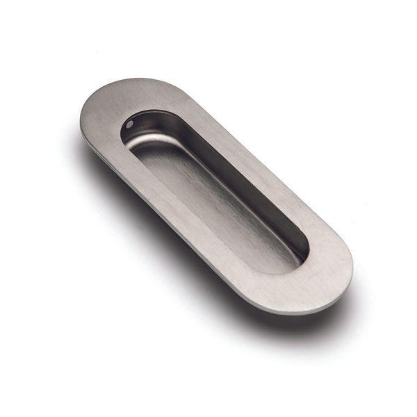 Flush Pull Handle stainless steel Aluminium Flanges - Pipe Furniture One Stop Shop 